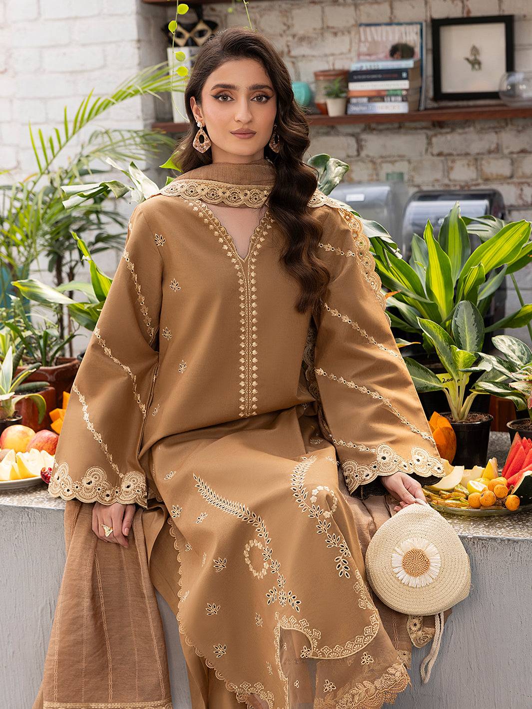 Izel | Meadow Muse Embroidered Lawn 25 | AVELA by Maria Faisal - Registered Vendor of : Izel - type : Ladies Clothes - 100% original wedding dresses