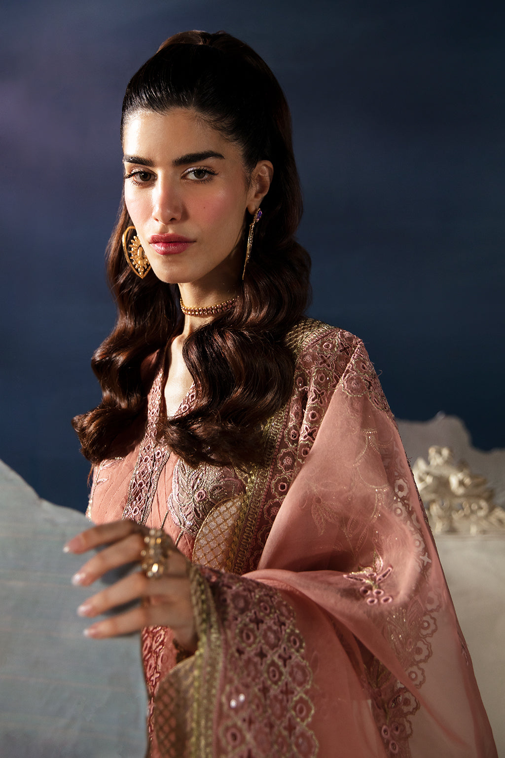 Afrozeh | La Fuchsia Festive 24 | Elea - Pakistani Dress - Maria Faisal