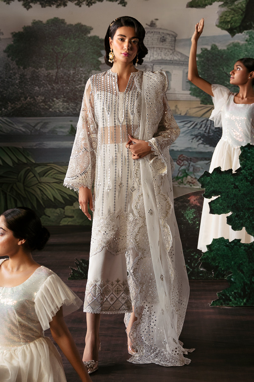 Afrozeh | La Fuchsia Festive 24 | Laira - Pakistani Dress - Maria Faisal