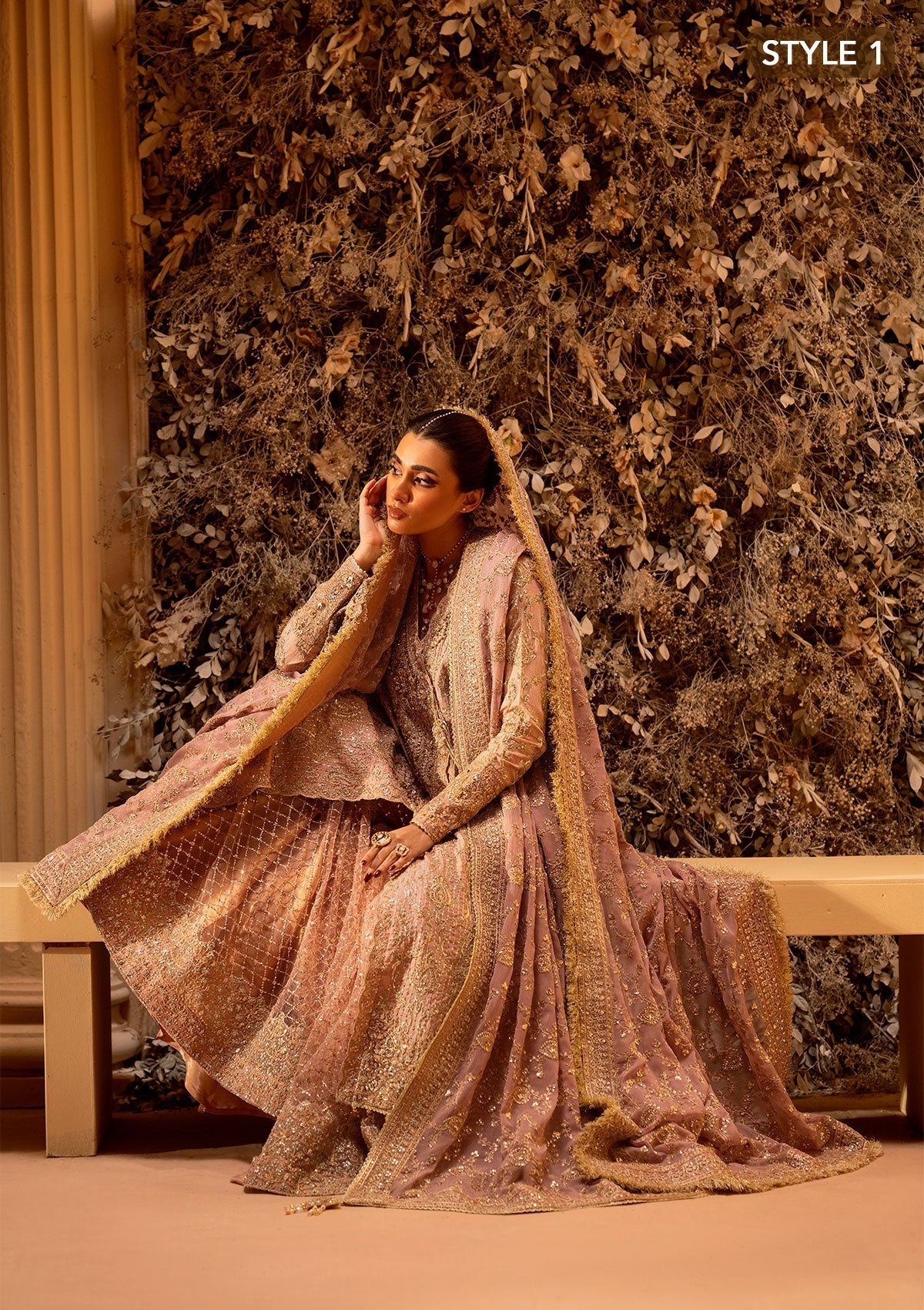 Aik Atelier | Wedding Festive 25 | LOOK 07 by Maria Faisal - Registered Vendor of : Aik Atelier - type : Ladies Clothes - 100% original wedding dresses