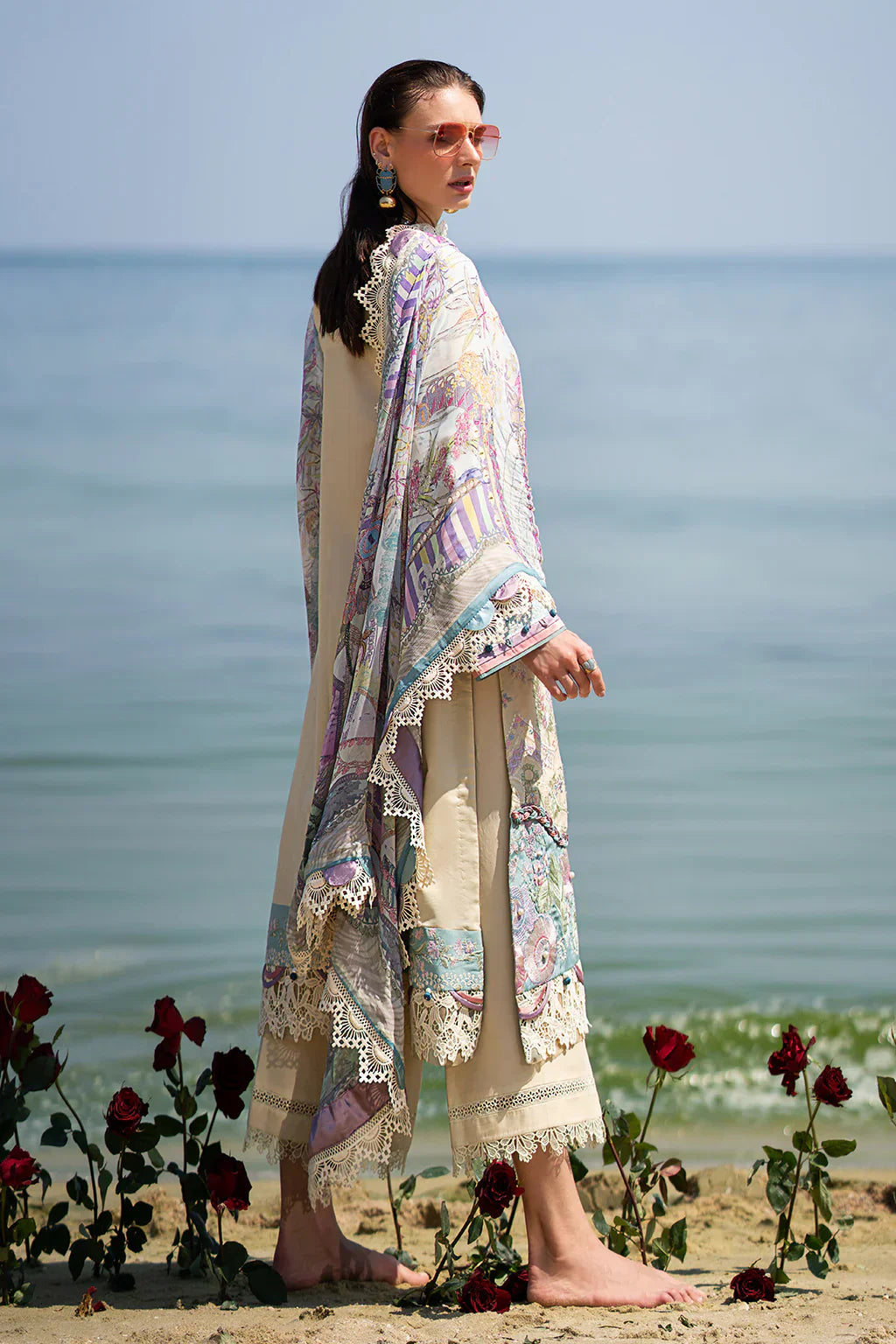 AJR Couture | Alif Signature Luxury Lawn 24 | Coraline - Pakistani Designer Dress - Maria Faisal