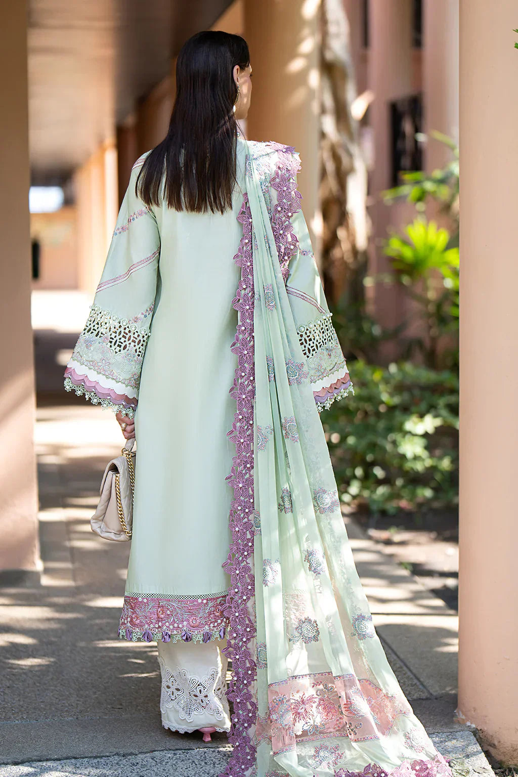 AJR Couture | Alif Signature Luxury Lawn 24 | Aura - Pakistani Designer Dress - Maria Faisal