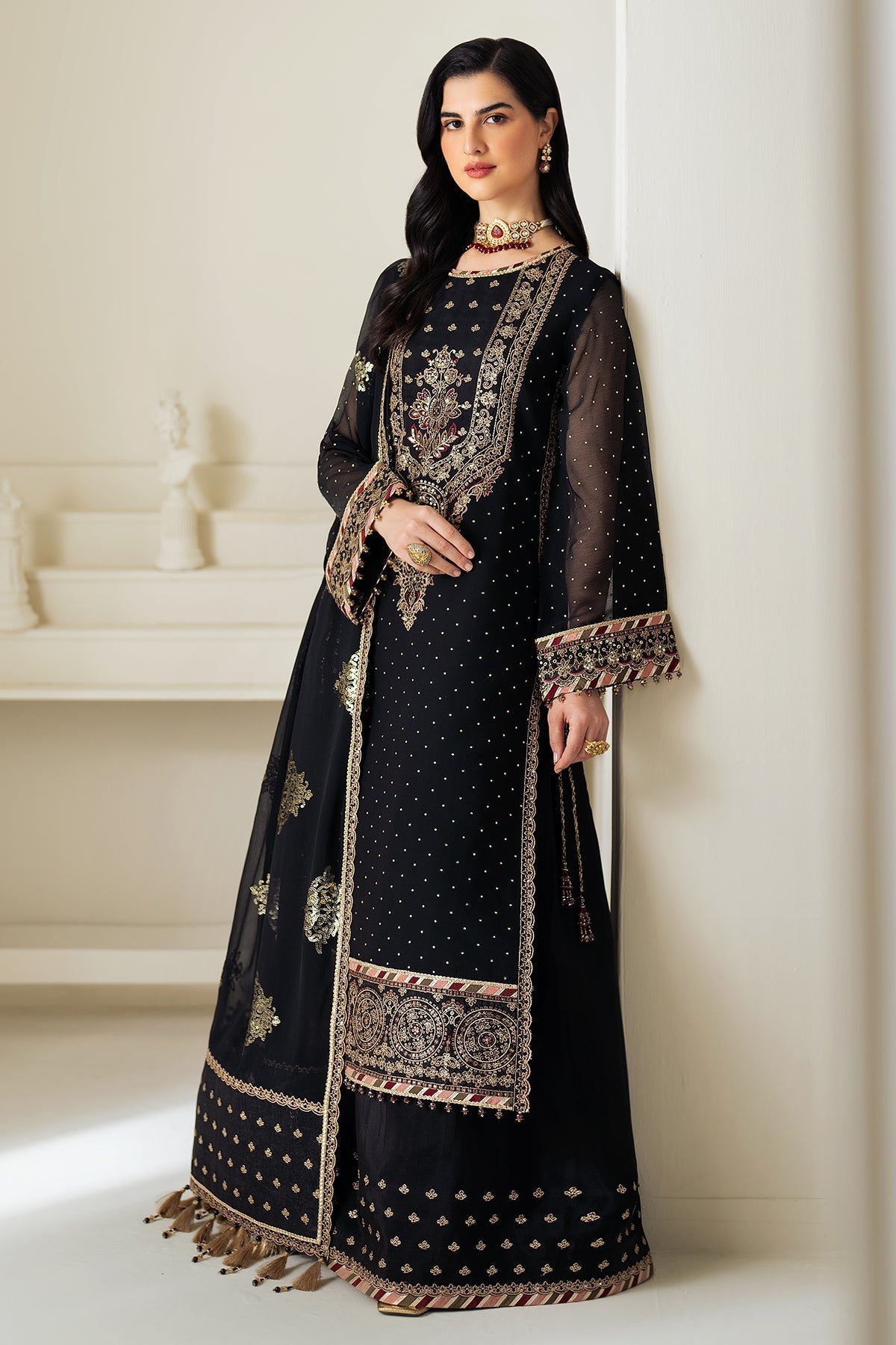 Alizeh | Selene Luxury Chiffon Collection 25 | AF-PS-8005-Alba by Maria Faisal - Registered Vendor of : Alizeh - type : Ladies Clothes - 100% original wedding dresses