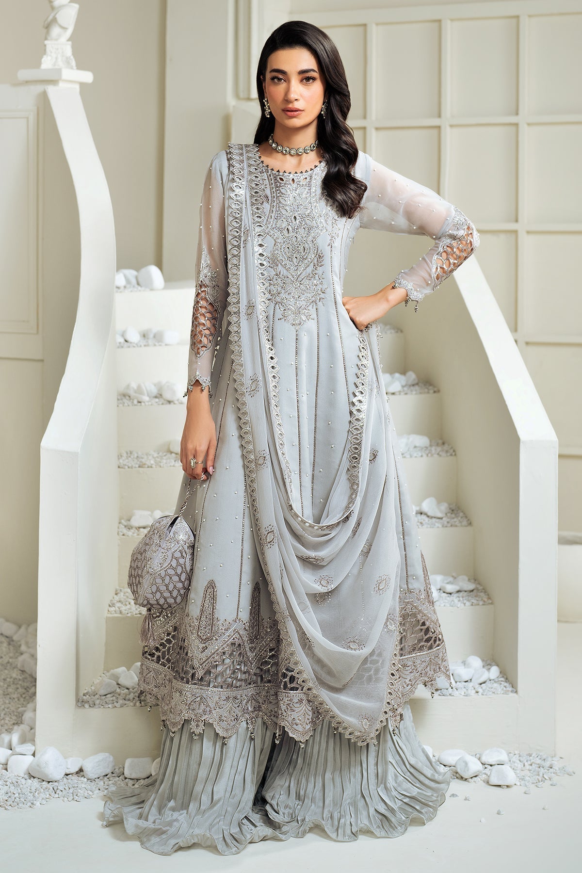 Alizeh | Selene Luxury Chiffon Collection 25 | AF-PS-8002-Luna by Maria Faisal - Registered Vendor of : Alizeh - type : Ladies Clothes - 100% original wedding dresses