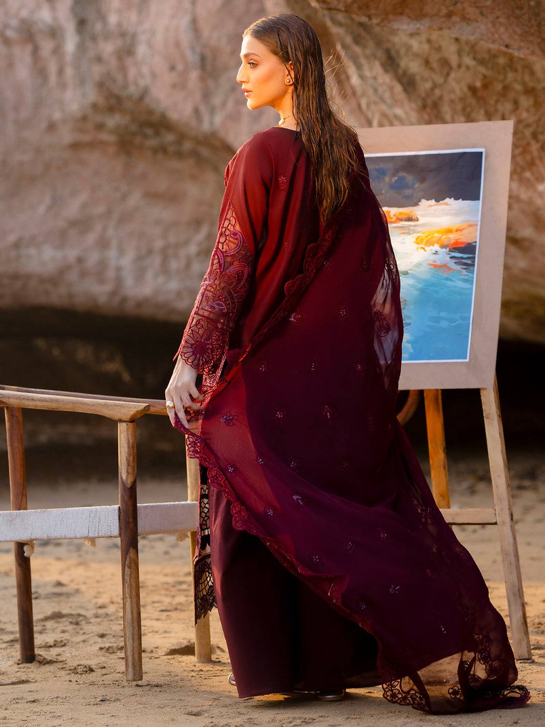 Mahnur | Sirena Luxury Lawn 25 | Amayra by Maria Faisal - Registered Vendor of : Mahnur - type : Ladies Clothes - 100% original wedding dresses