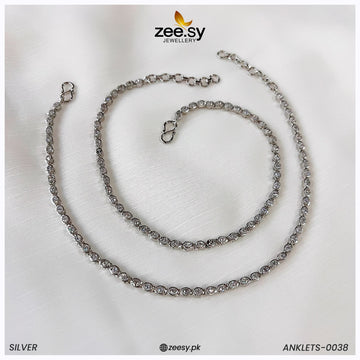 Anklets-0038 - Designer Dress with Intricate embroidery and embellishments. Shop elegent wedding dress at Maria Faisal.