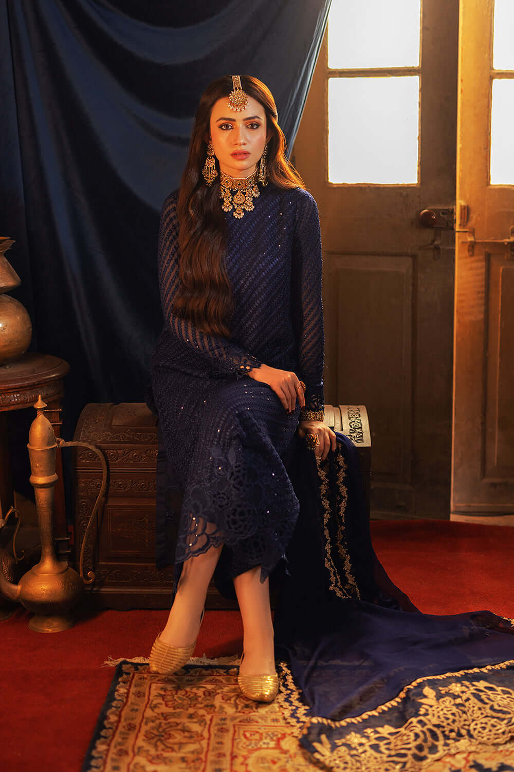 Azure | Luxe Formals | Aqua Serene - Ladies Clothes - Maria Faisal