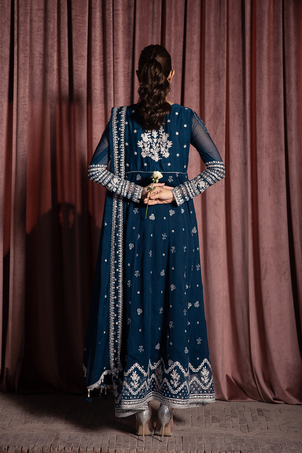 Azure | Luxe Formals | Aquatic Whisper - Ladies Clothes - Maria Faisal