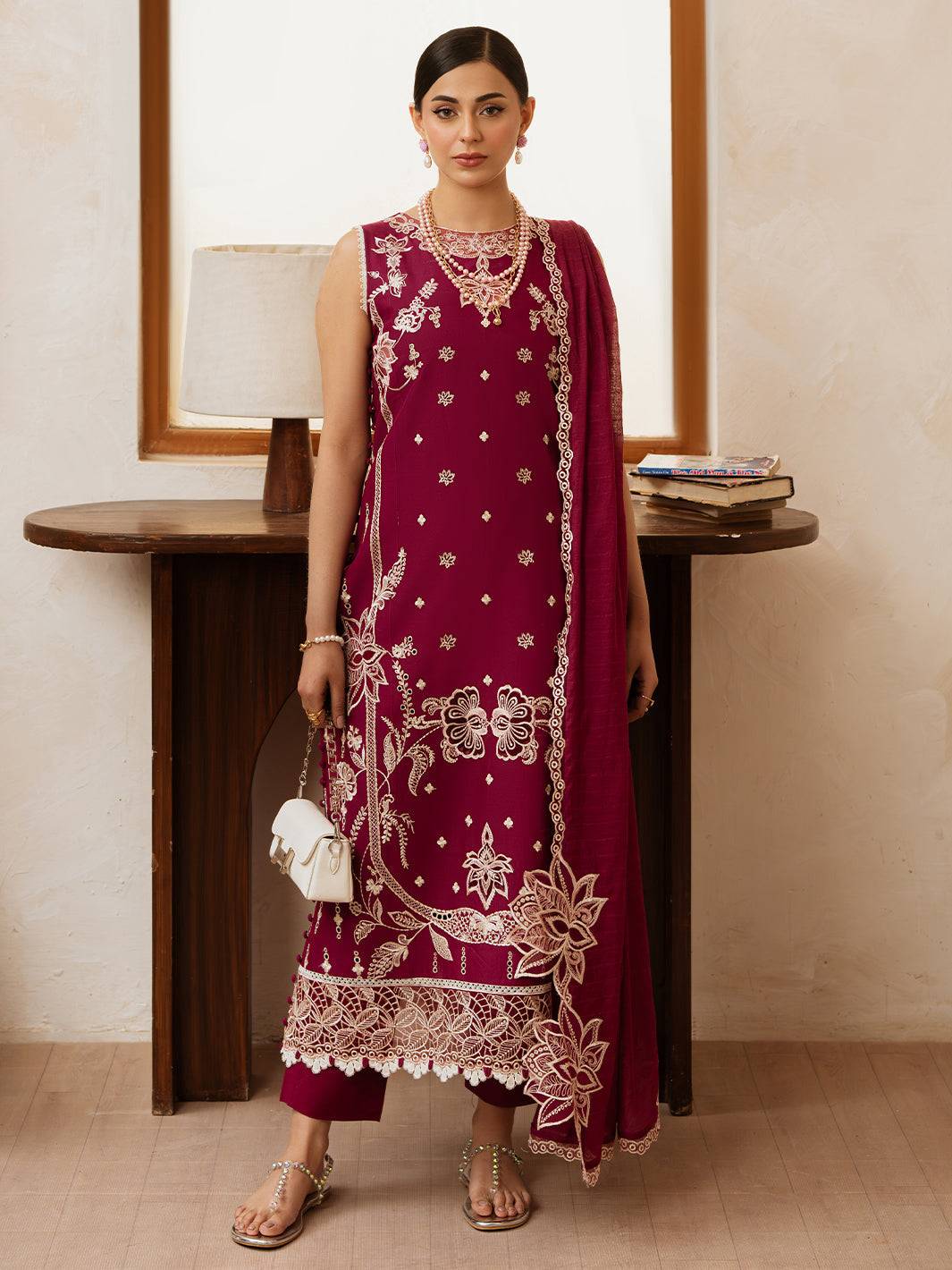 Mahnur | Florence Luxury Lawn 25 | ARLEEN by Maria Faisal - Registered Vendor of : Mahnur - type : Ladies Clothes - 100% original wedding dresses