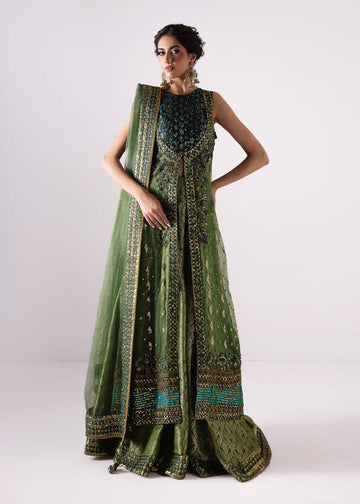 Laj | Elaheh Formals | IRENE - Designer Dress with Intricate embroidery and embellishments. Shop elegent wedding dress at Maria Faisal.