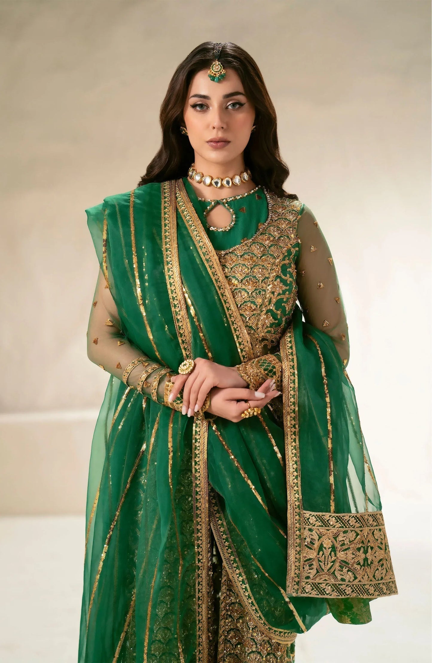 Maryum N Maria | Luxury Formals | DELBAR - MW24-570 - Wedding Dress - Maria Faisal