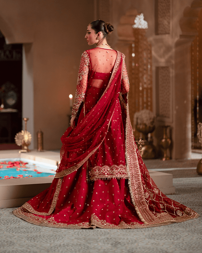 Zevk | Mughal Raniya | Mughal Mah Rani by Maria Faisal - Registered Vendor of : Zevk - type : Ladies Clothes - 100% original wedding dresses