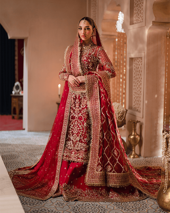 Zevk | Mughal Raniya | Mughal Mah Rani by Maria Faisal - Registered Vendor of : Zevk - type : Ladies Clothes - 100% original wedding dresses