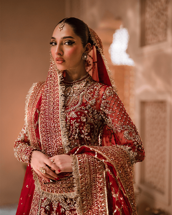 Zevk | Mughal Raniya | Mughal Mah Rani by Maria Faisal - Registered Vendor of : Zevk - type : Ladies Clothes - 100% original wedding dresses