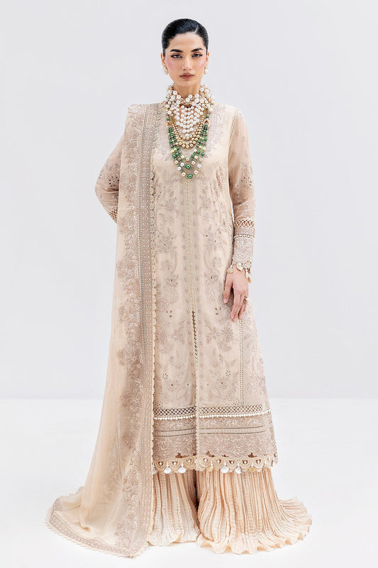 Imrozia Premium | Luxe Serene 25 | S-1094 SAND - Ladies Clothes - Maria Faisal