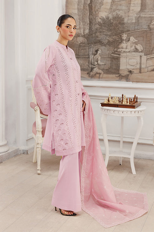 Saffron | Le Soleil 25 | Soft Petals - Formal Dress - available at Maria Faisal in UK and USA.