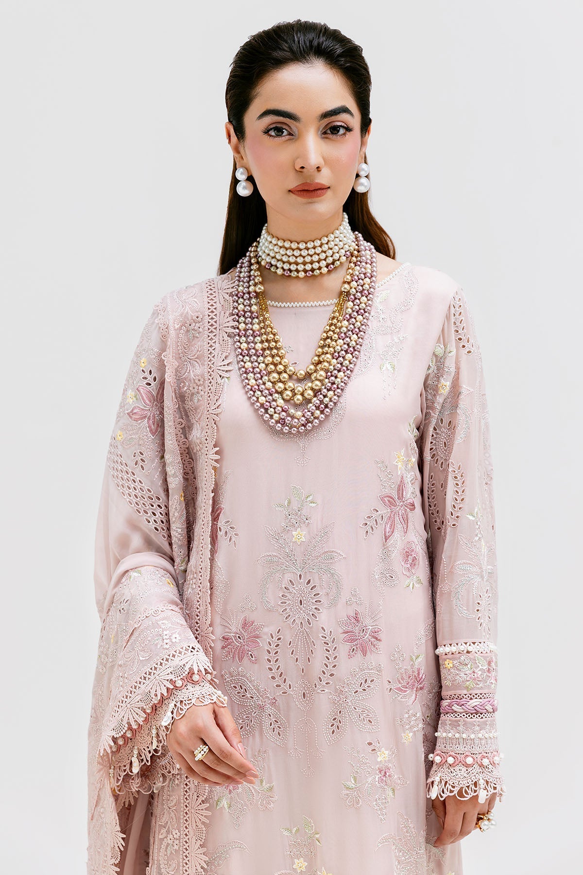 Imrozia Premium | Luxe Serene 25 | S-1090 LAVENDER - Ladies Clothes - Maria Faisal