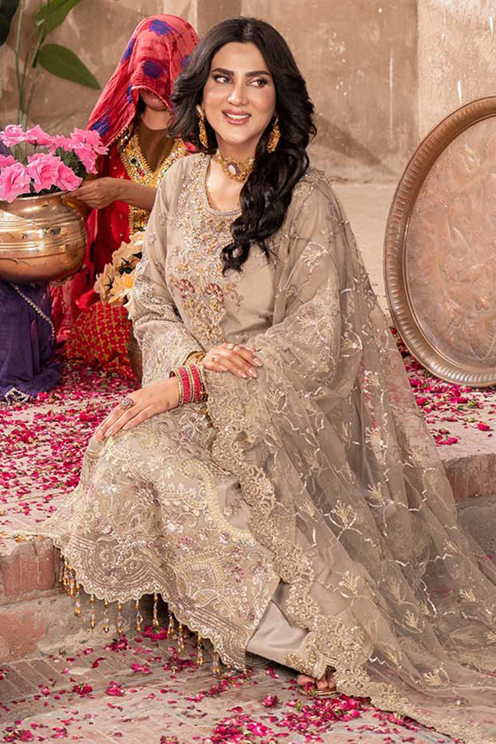 Imrozia Premium | Tehwar Premium | IP-149 RANGOLI - Ladies Clothes - Maria Faisal