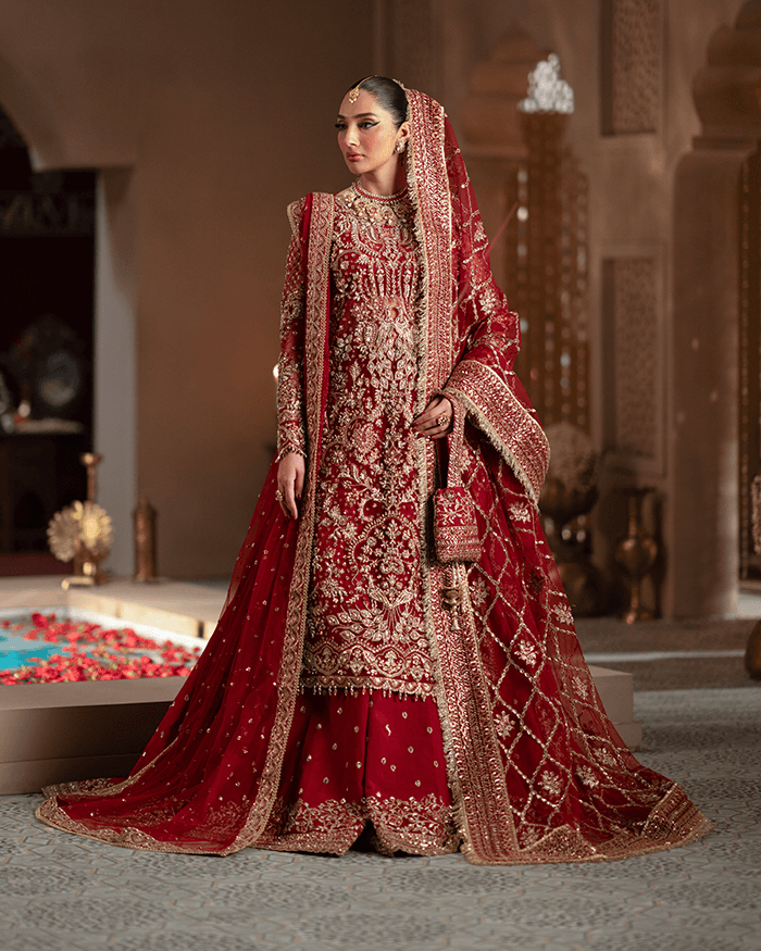 Zevk | Mughal Raniya | Mughal Mah Rani by Maria Faisal - Registered Vendor of : Zevk - type : Ladies Clothes - 100% original wedding dresses
