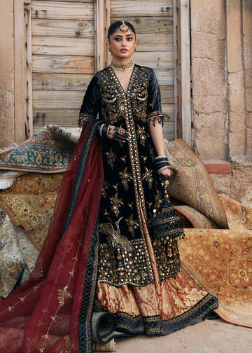 Laj | Hath Kahani Luxury Formals 24 | KOHSAR - Designer Dress with Intricate embroidery and embellishments. Shop elegent wedding dress at Maria Faisal.