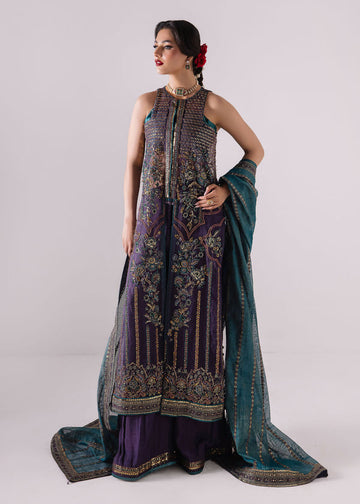 Laj | Elaheh Formals | ZOE - Designer Dress with Intricate embroidery and embellishments. Shop elegent wedding dress at Maria Faisal.