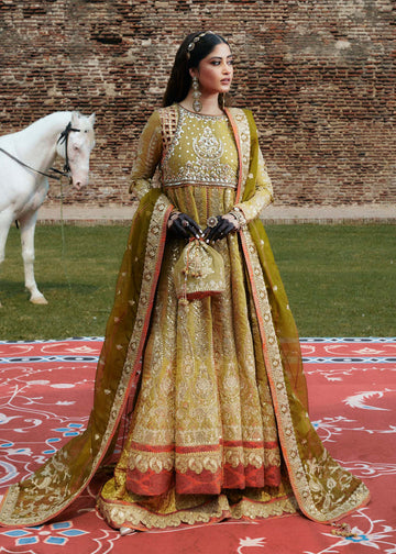 Laj | Hath Kahani Luxury Formals 24 | ZEEBA - Designer Dress with Intricate embroidery and embellishments. Shop elegent wedding dress at Maria Faisal.