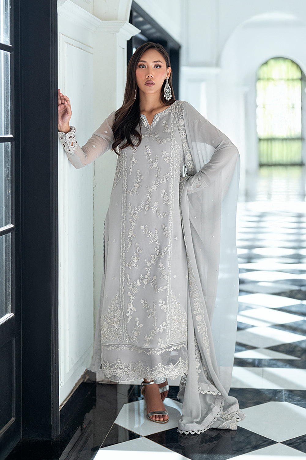 Azure | Ensembles | Ash Veil - Ladies Clothes - Maria Faisal