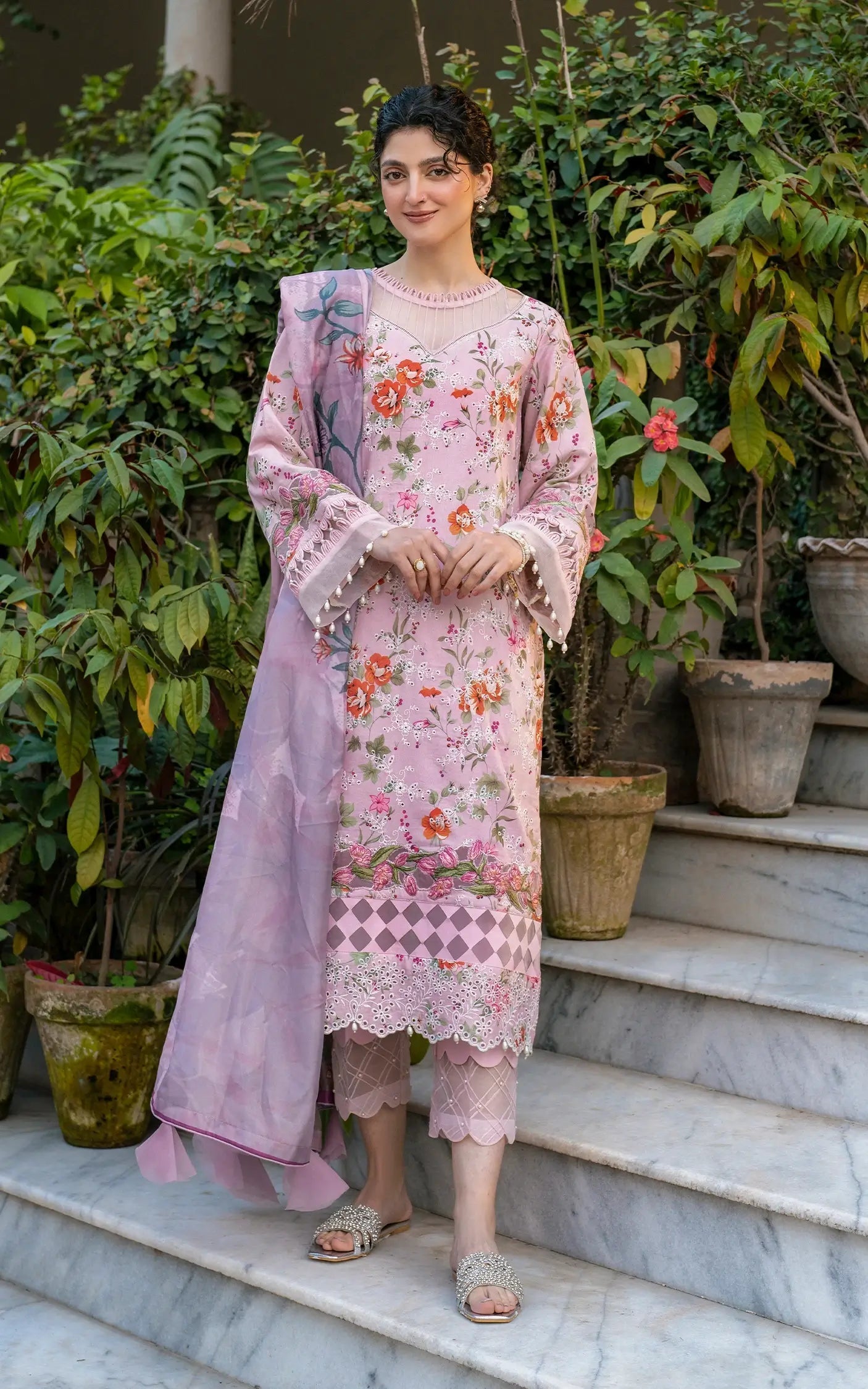 Asifa and Nabeel | Gulkari Summer 25 | Blossom Zephyr (GKL-09) - Ladies Clothes