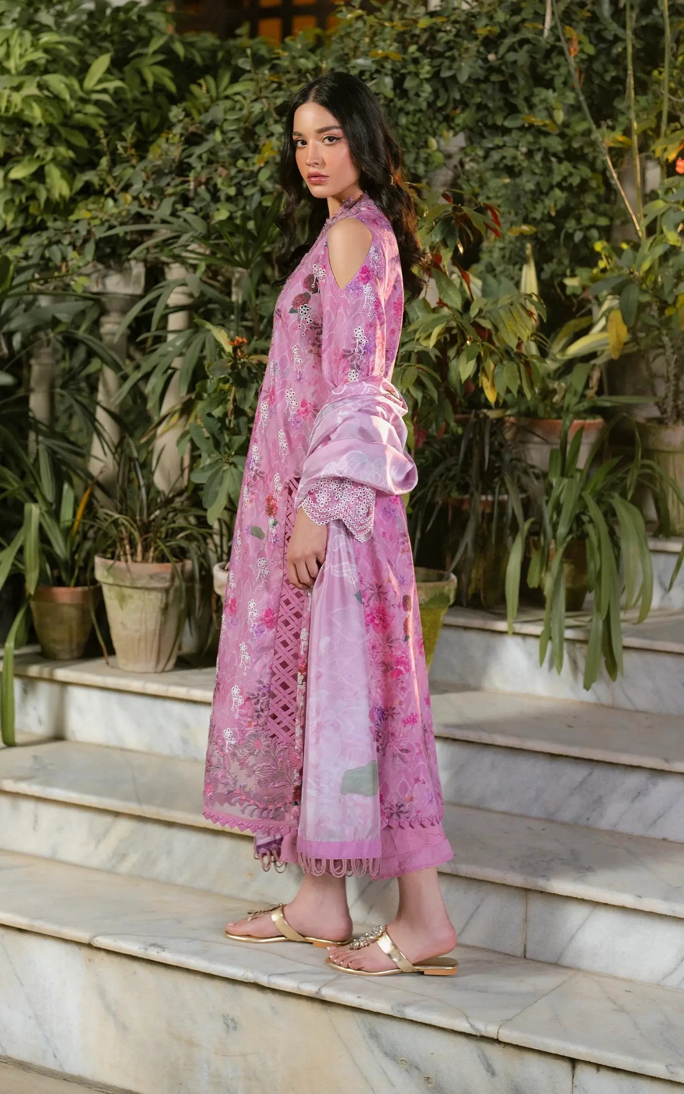 Asifa and Nabeel | Gulkari Summer 25 | Dawn Petals (GKL-10) - Ladies Clothes