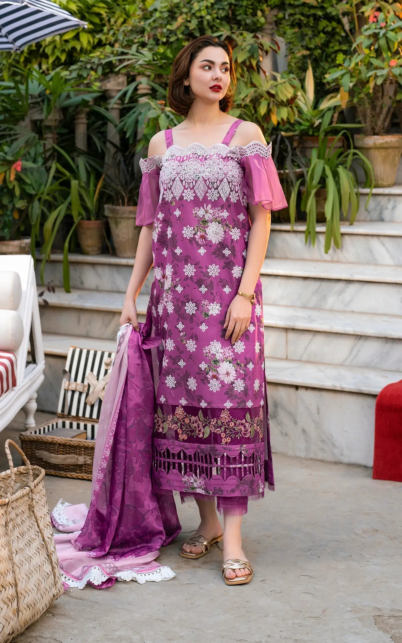 Asifa and Nabeel | Gulkari Summer 25 | Aura (GKL-12) - Ladies Clothes