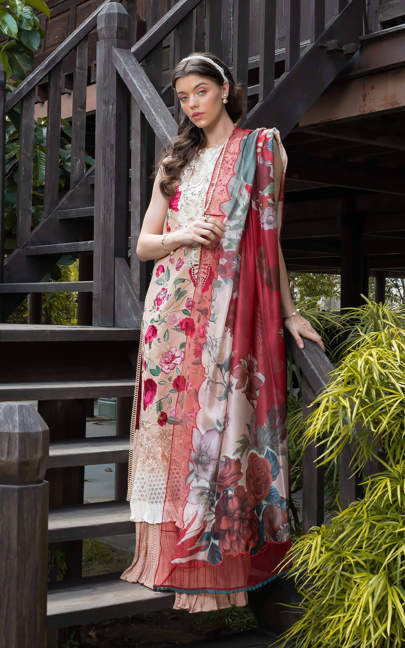 Asifa and Nabeel | Rosemary Ruffles 24 | Botanica - Pakistani Dress - Maria Faisal