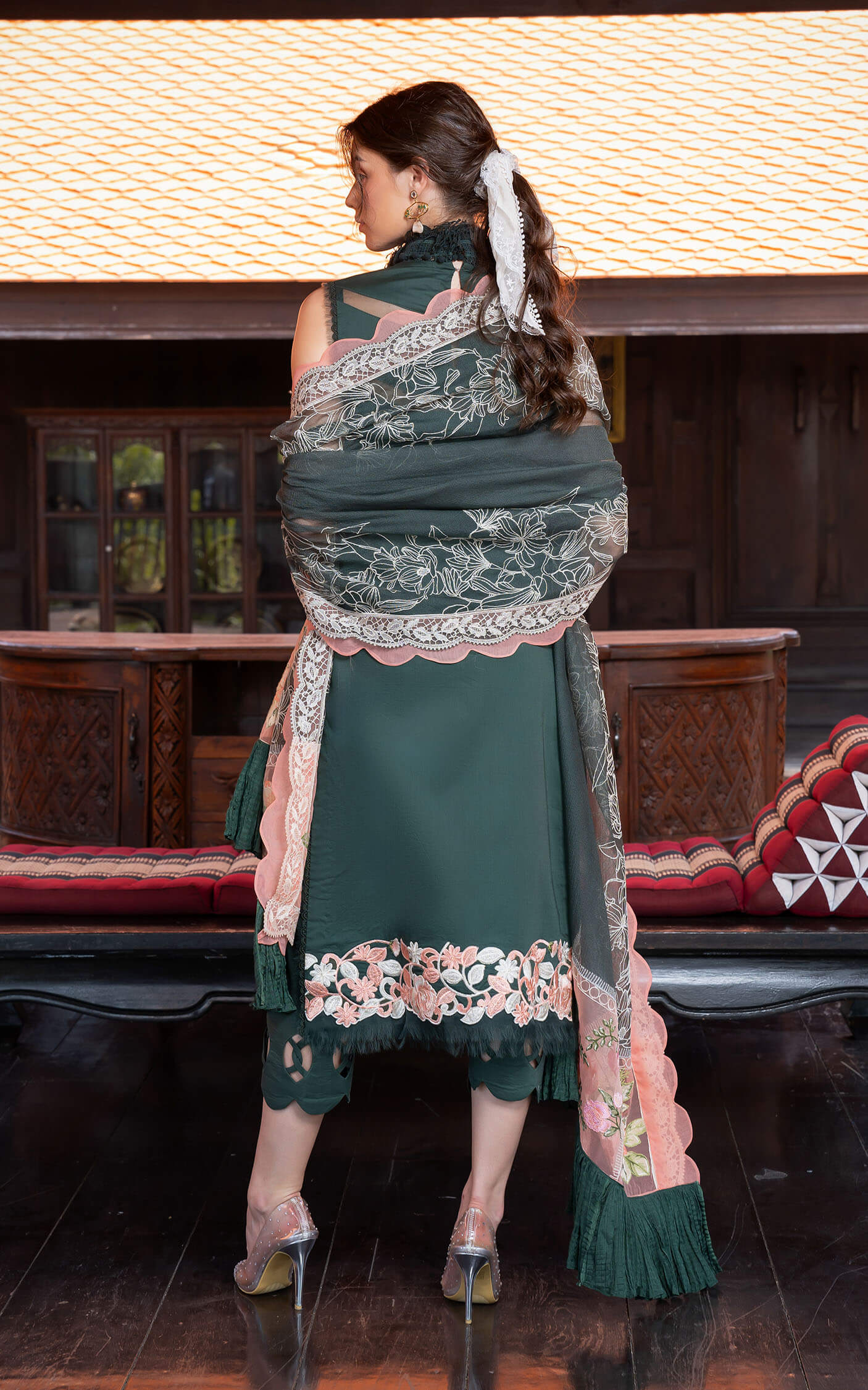 Asifa and Nabeel | Rosemary Ruffles 24 | Charisma - Pakistani Dress - Maria Faisal