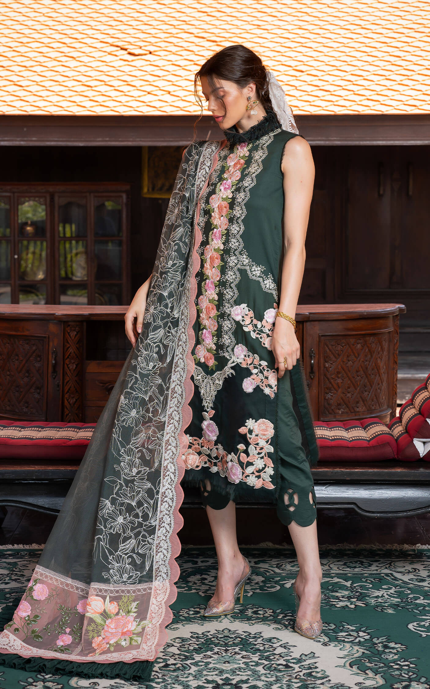 Asifa and Nabeel | Rosemary Ruffles 24 | Charisma - Pakistani Dress - Maria Faisal