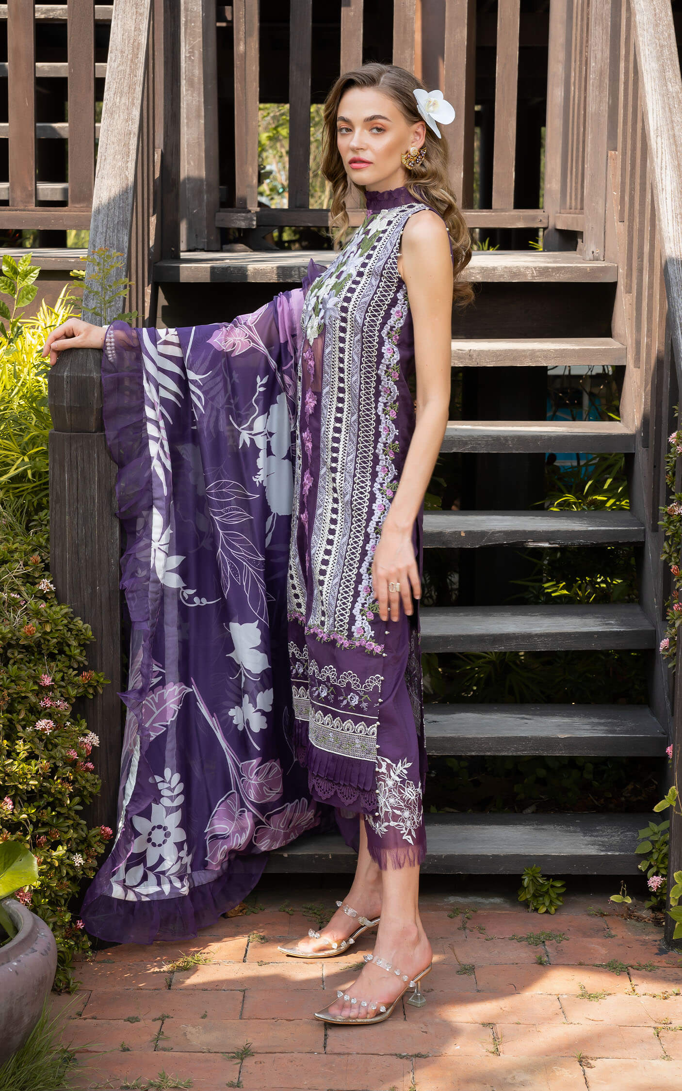 Asifa and Nabeel | Rosemary Ruffles 24 | Dazzle - Pakistani Dress - Maria Faisal