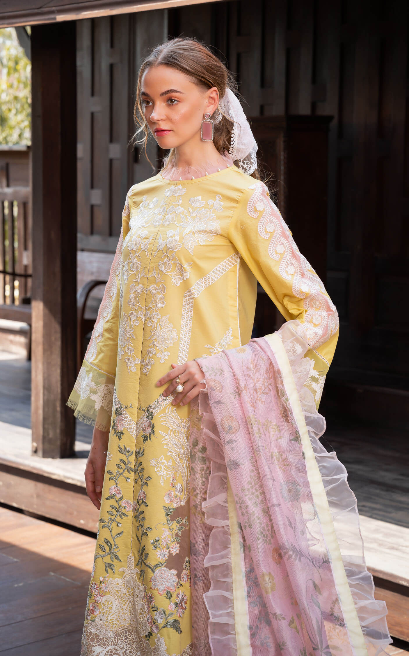 Asifa and Nabeel | Rosemary Ruffles 24 | Essence - Pakistani Dress - Maria Faisal