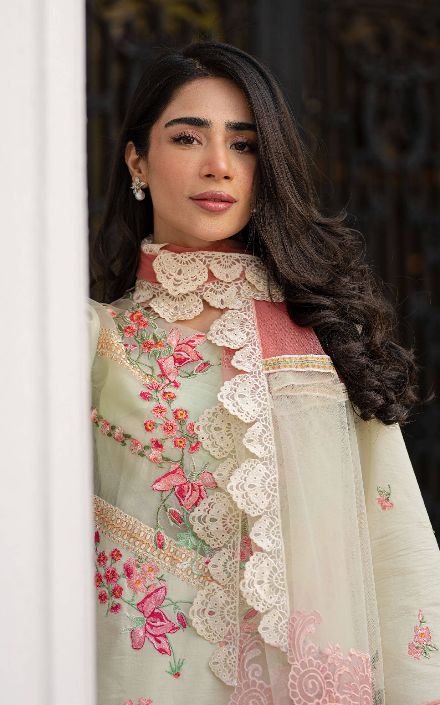 Asifa and Nabeel | Rosemary Ruffles 24 | Serene - Pakistani Dress - Maria Faisal