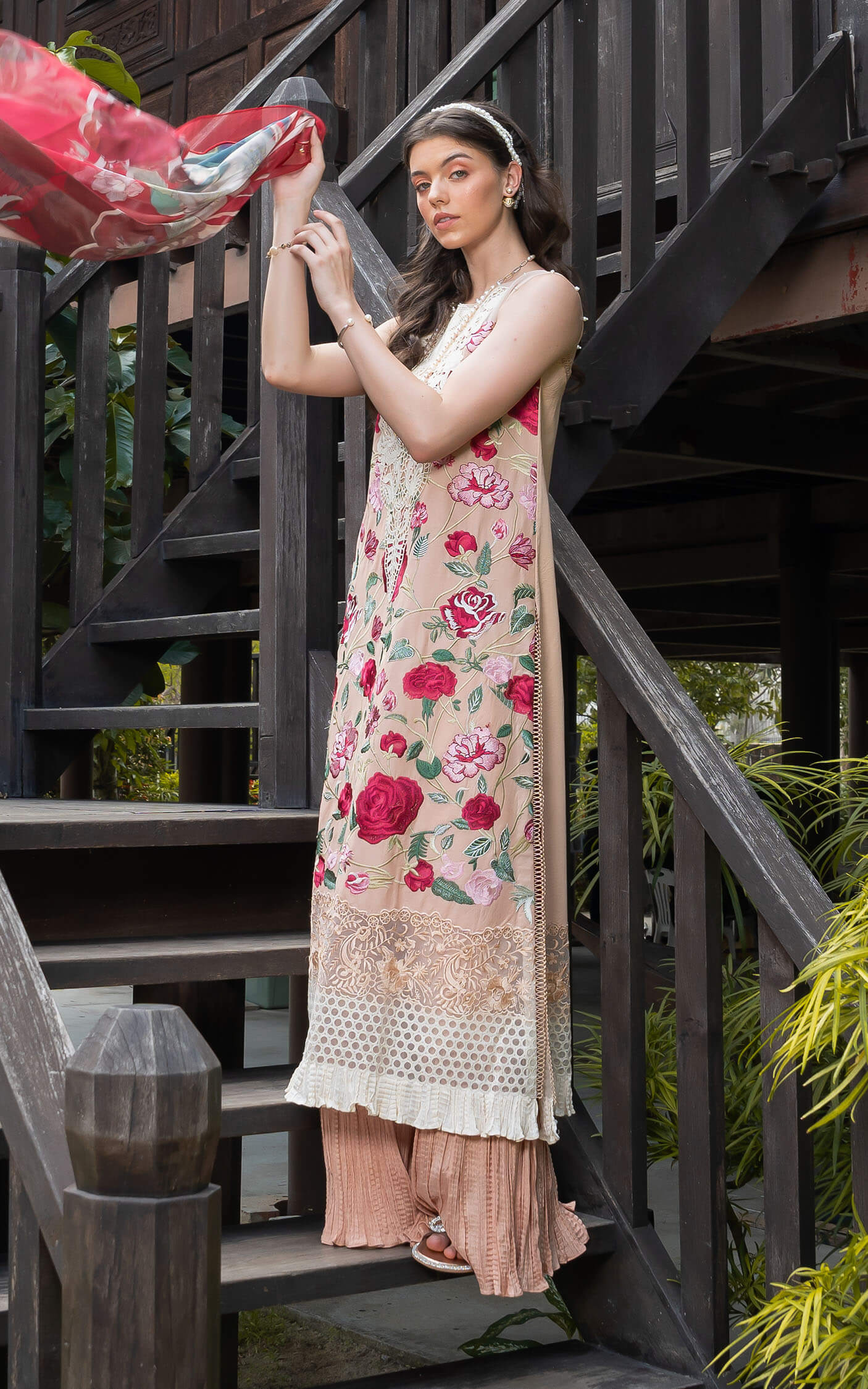 Asifa and Nabeel | Rosemary Ruffles 24 | Botanica - Pakistani Dress - Maria Faisal