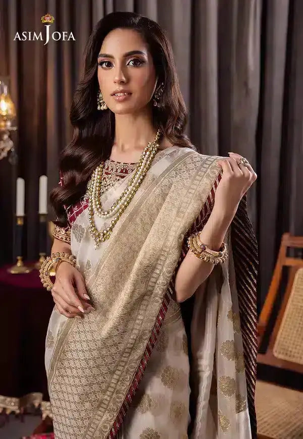 Asim Jofa | Bekhudi Luxury Chiffon 23 | AJBK-04 by Maria Faisal - Registered Vendor of : Asim Jofa - type : Pakistani Dress - 100% original wedding dresses