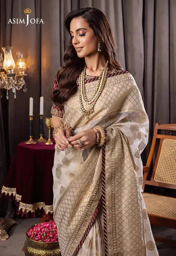 Asim Jofa | Bekhudi Luxury Chiffon 23 | AJBK-04 by Maria Faisal - Registered Vendor of : Asim Jofa - type : Pakistani Dress - 100% original wedding dresses