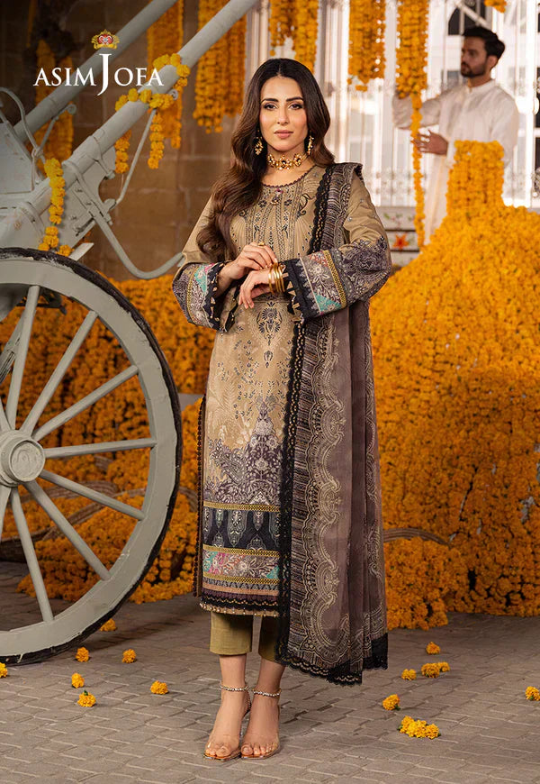 Asim Jofa | Aira Summer Prints | AJAR-16 - Pakistani Dress - Maria Faisal