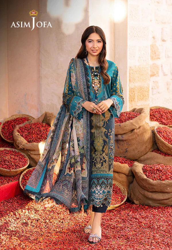 Asim Jofa | Aira Summer Prints | AJAR 22 - Pakistani Dress - Maria Faisal