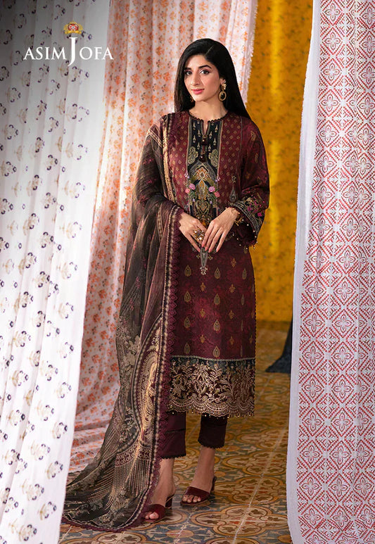 Asim Jofa | Aira Summer Prints | AJAR-19 - Pakistani Dress - Maria Faisal