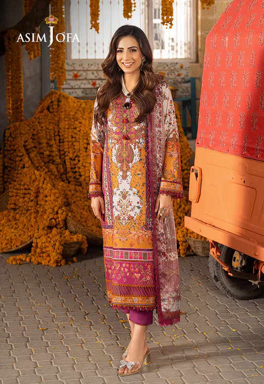 Asim Jofa | Aira Summer Prints | AJAR-04 - Pakistani Dress - Maria Faisal