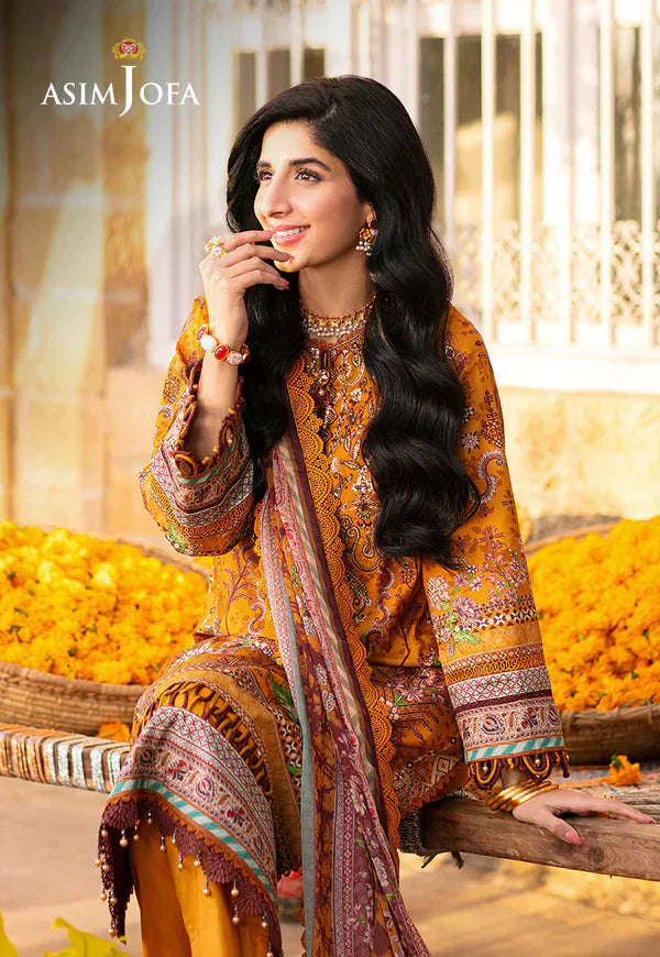 Asim Jofa | Aira Summer Prints | AJAR-15 - Pakistani Dress - Maria Faisal
