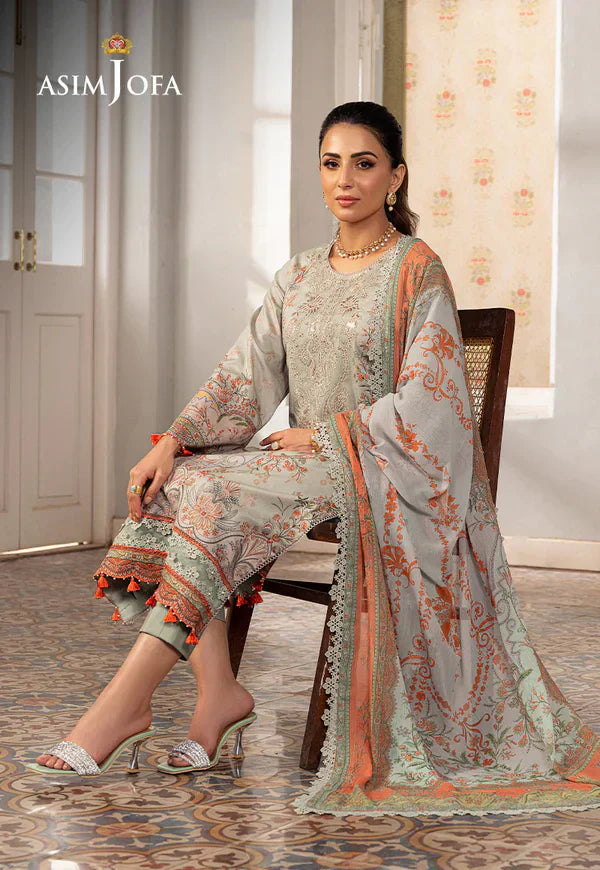 Asim Jofa | Aira Summer Prints | AJAR 02 - Pakistani Dress - Maria Faisal