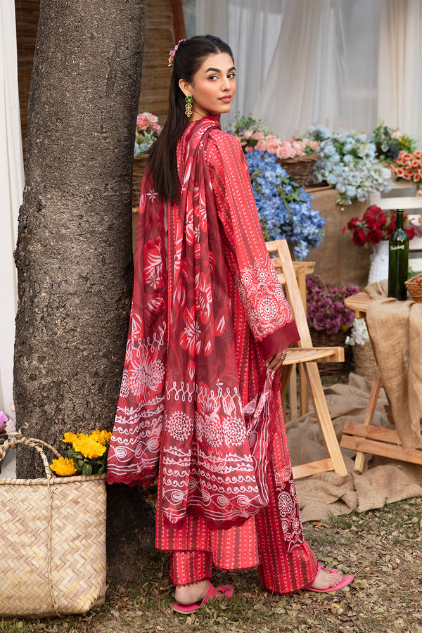 Afrozeh | Ayzel Summer Dream | CARDINAL - Pakistani Dress - Maria Faisal