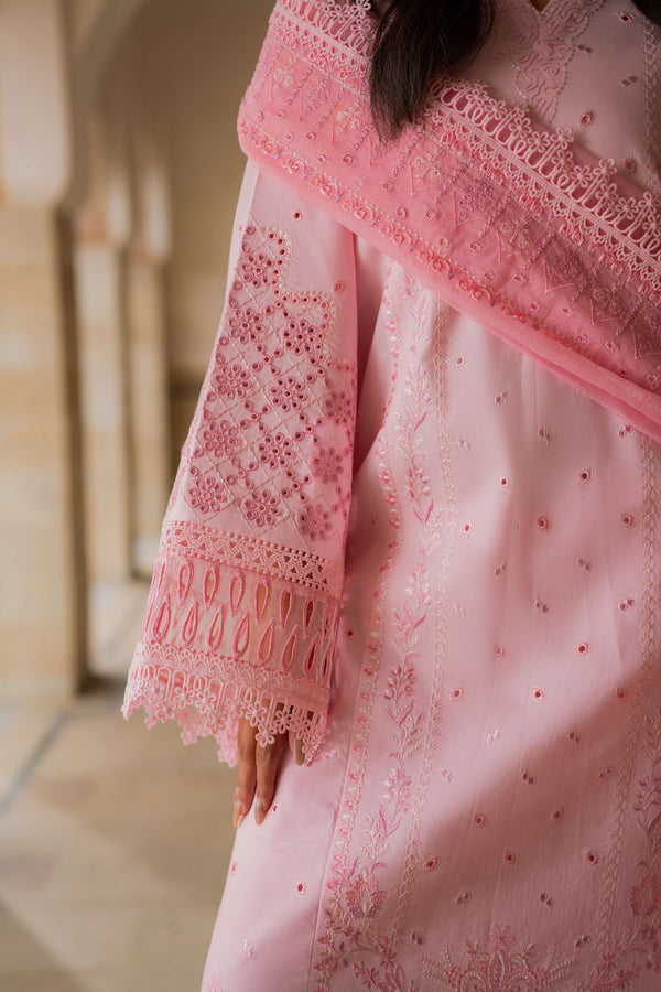 Azzal | Lawn 25 | CORAL - Ladies Clothes - Maria Faisal