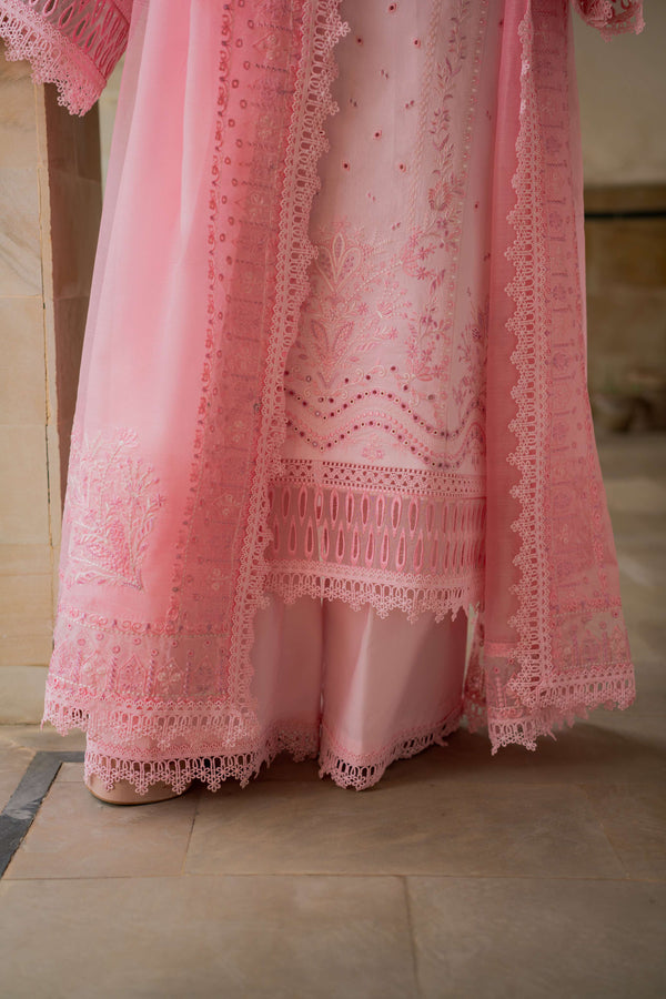 Azzal | Lawn 25 | CORAL - Ladies Clothes - Maria Faisal