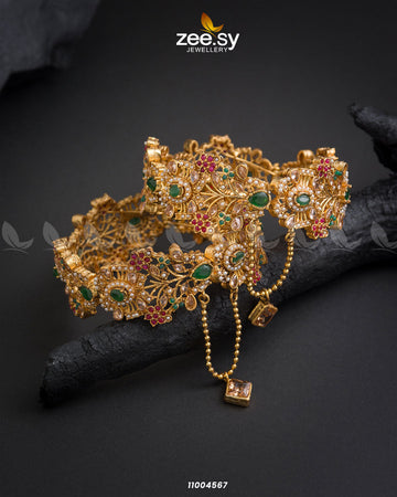 Bangles-0340 - Designer Dress with Intricate embroidery and embellishments. Shop elegent wedding dress at Maria Faisal.