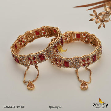 Bangles-0448 - Designer Dress with Intricate embroidery and embellishments. Shop elegent wedding dress at Maria Faisal.